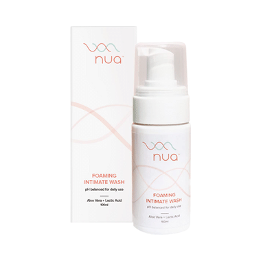 Nua Foaming Intimate Wash With Aloe Vera And Lactic Acid