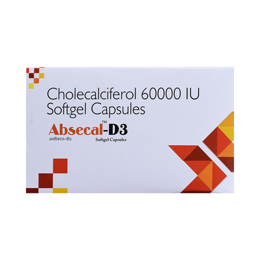 Absecal-D3 Softgel Capsule