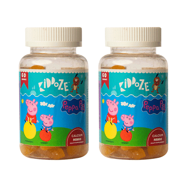 Kiddoze Calcium Mango Gummies (60 Each)