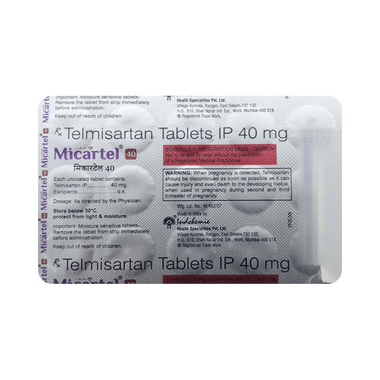 Micartel 40mg Tablet