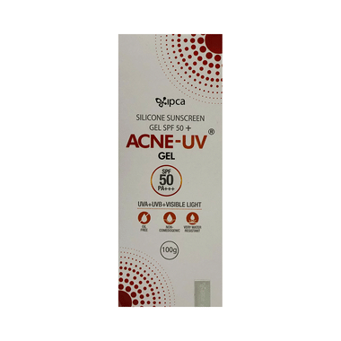 Acne-UV Sunscreen With Broad Spectrum UVA/UVB Protection | Oil Free & Water Resistant | Gel SPF 50 PA+++