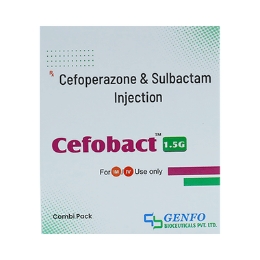 Cefobact 1.5G Injection Combi Pack