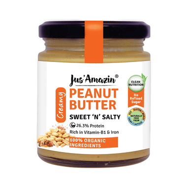 Jus Amazin Creamy Peanut Butter Sweet And Salty