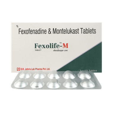 Fexolife M 10 mg/120 mg Tablet