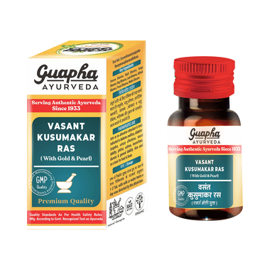 Guapha Ayurveda Vasant Kusumakar Ras (with Gold)