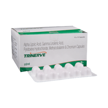 Trinerve Capsule With ALA, Methylcobalamin & Chromium