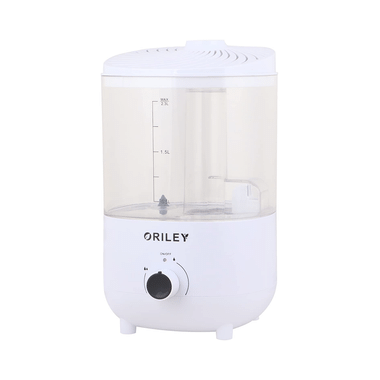 Oriley 2111C Ultrasonic Cool Mist Humidifier Transparent White