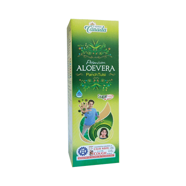 Herbal Canada Herbal Premium Aloevera With Panch Tulsi Juice Sugar Free