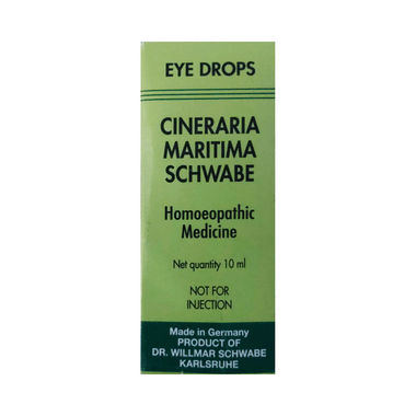 Dr Willmar Schwabe Germany Cineraria Maritima Eye Drop Homeopathic Medicine