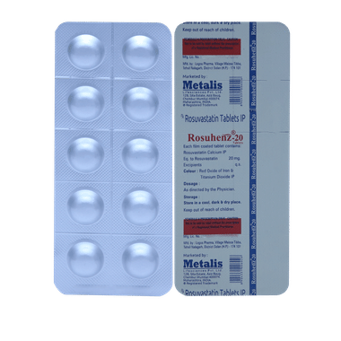 Rosuhenz 20mg Tablet