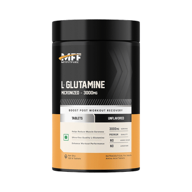 MyFitFuel Glutamine Micronized 3000mg Tablet