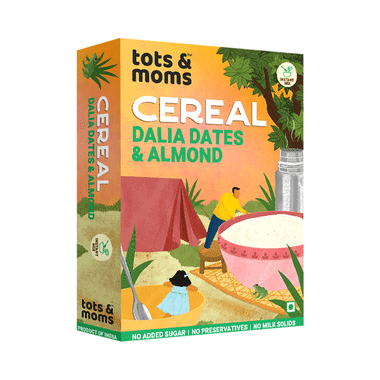 Tots And Moms Cereal Dalia Dates & Almond