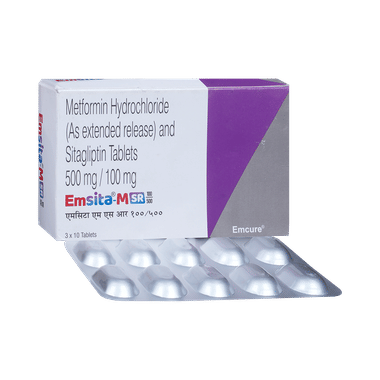 Emsita M 100mg/500mg Tablet SR