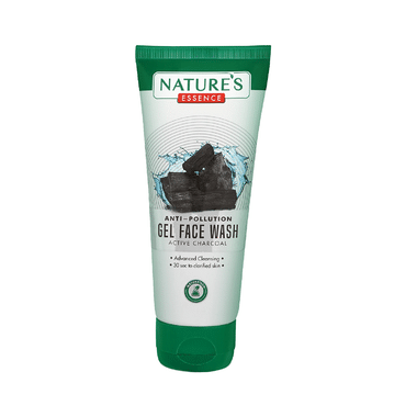 Nature's Essence Anti - Pollution Gel Face Wash Active Charcoal