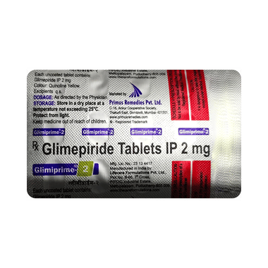 Glimiprime 2mg Tablet