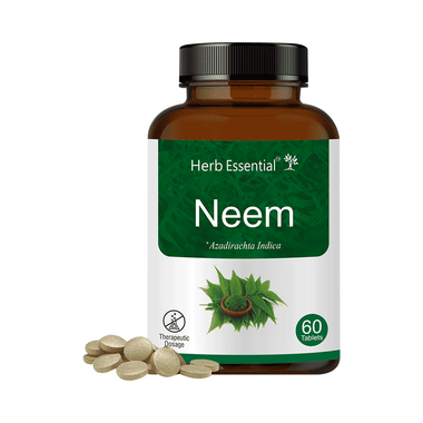 Herb Essential Neem (Azadirachta Indica) 500mg Tablet