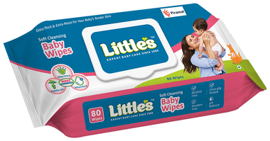 Little's Soft Cleansing Baby Wipes with Lid