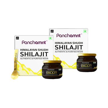 Panchamrit Himalayan Shudh Shilajit Resin (20gm Each)