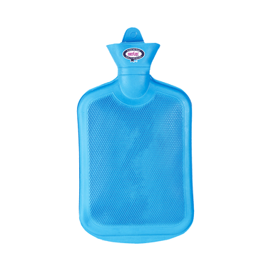 Crescent Non-Electric Rubber Hot Water Bag Blue 1500ml