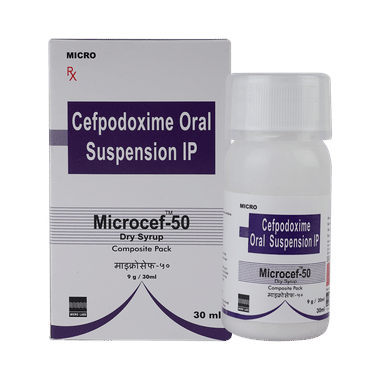 Microcef 50 Dry Syrup