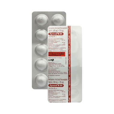Zyrova B 180mg/20mg Tablet