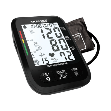 BP Monitor (Clinically Validated) | BP Machine with 1 Year Warranty | by Tata 1mg