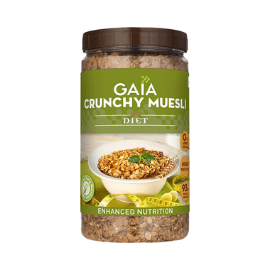 GAIA With Vitamins, Minerals, High Protein & Fibres For Nutrition | Crunchy Muesli Diet