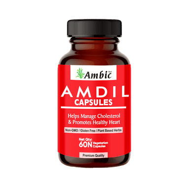 Ambic Amdil Vegetarian Capsule (60 Each)