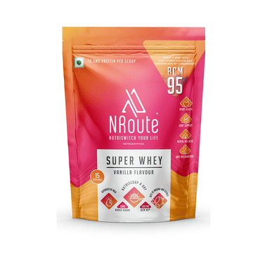 Nroute Super Whey Protein Powder Vanilla
