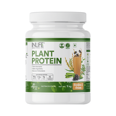 Inlife Plant Protein Powder Cookies & Cream