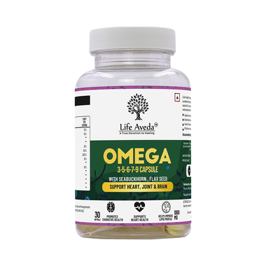 Life Aveda Omega 3,5,6,7,9 Softgel Capsule
