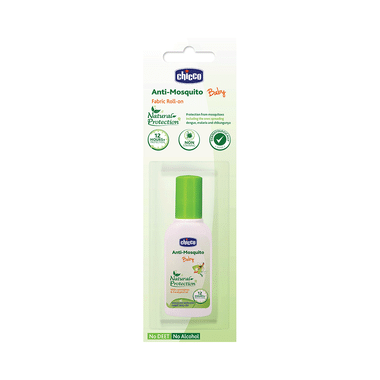 Chicco Anti-Mosquito Baby Fabric Roll-On With Lemongrass & Eucalyptus Oil
