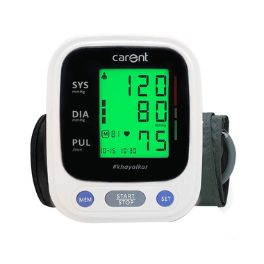 Carent BP51 Pro Fully Automatic Digital Blood Pressure Monitor White