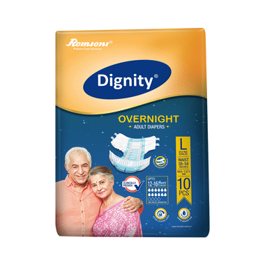 Dignity Overnight Adult Unisex Diaper | Size Large