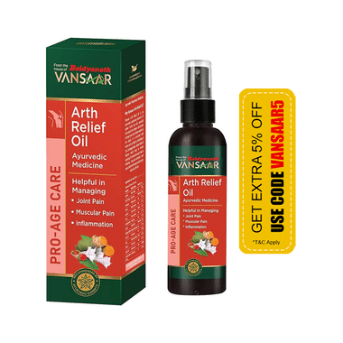 Vansaar Arth Relief Oil| Ayurvedic Joint & Muscle Pain Relief Oil