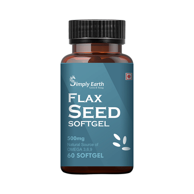 Simply Earth Flax Seeds Softgels