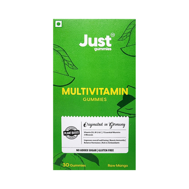 Just Gummies Multivitamin Gummies Raw Mango