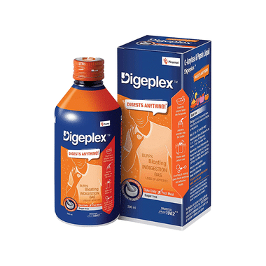 Digeplex Syrup | For Burps, Bloating, Indigestion, Gas & Loss of Appetite | Sugar-Free