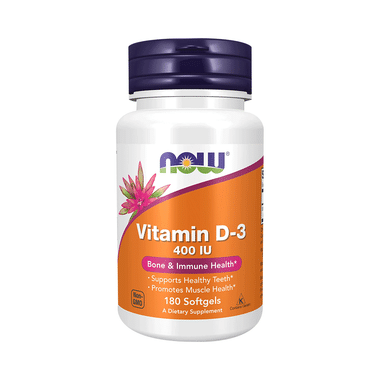 Now  Vitamin D - 3 400 IU Soft Gels