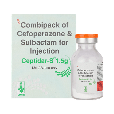 Ceptidar S 1.5G Injection