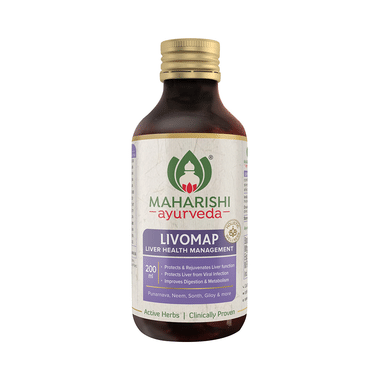 Maharishi Ayurveda Livomap Syrup, Rejuvenate Liver Function, Clinically Tested Supplement