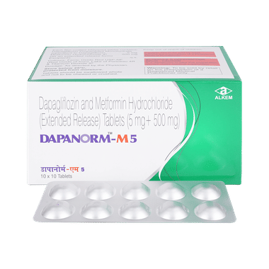 Dapanorm-M 5mg/500mg Tablet