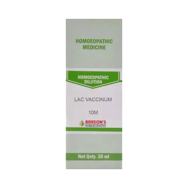 Bakson's Homeopathy Lac Vaccinum Dilution 10M