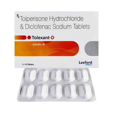 Tolexant D 150mg/50mg Tablet