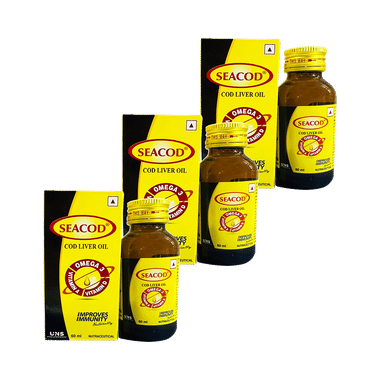 Seacod Cod Liver Oil (60ml Each)