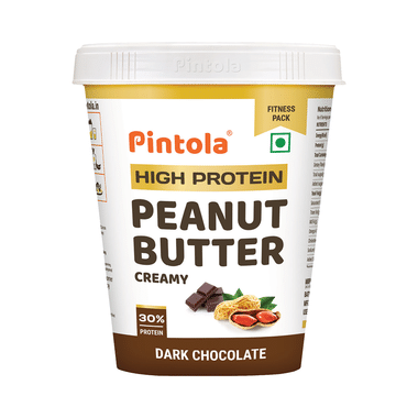 Pintola High Protein Peanut Butter Creamy Dark Chocolate