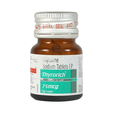 Thyrorich 75mcg Tablet