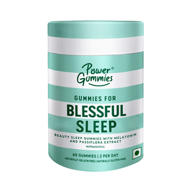 Power Gummies For Blessful Sleep | With Melatonin, Vitamin B6 & Passiflora Extract