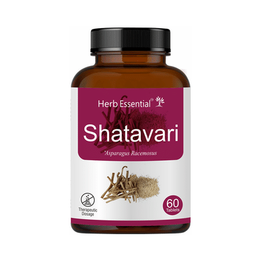 Herb Essential Shatavari (Asparagus Racemosus) 500mg Tablet