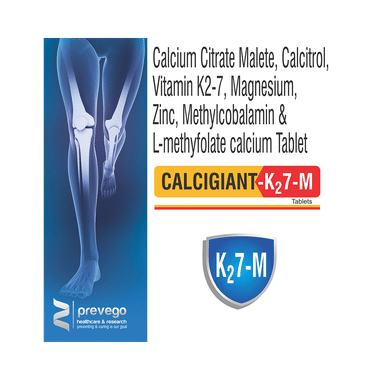 Calcigiant-K27-M Tablet For Muscle, Teeth And Joint Health